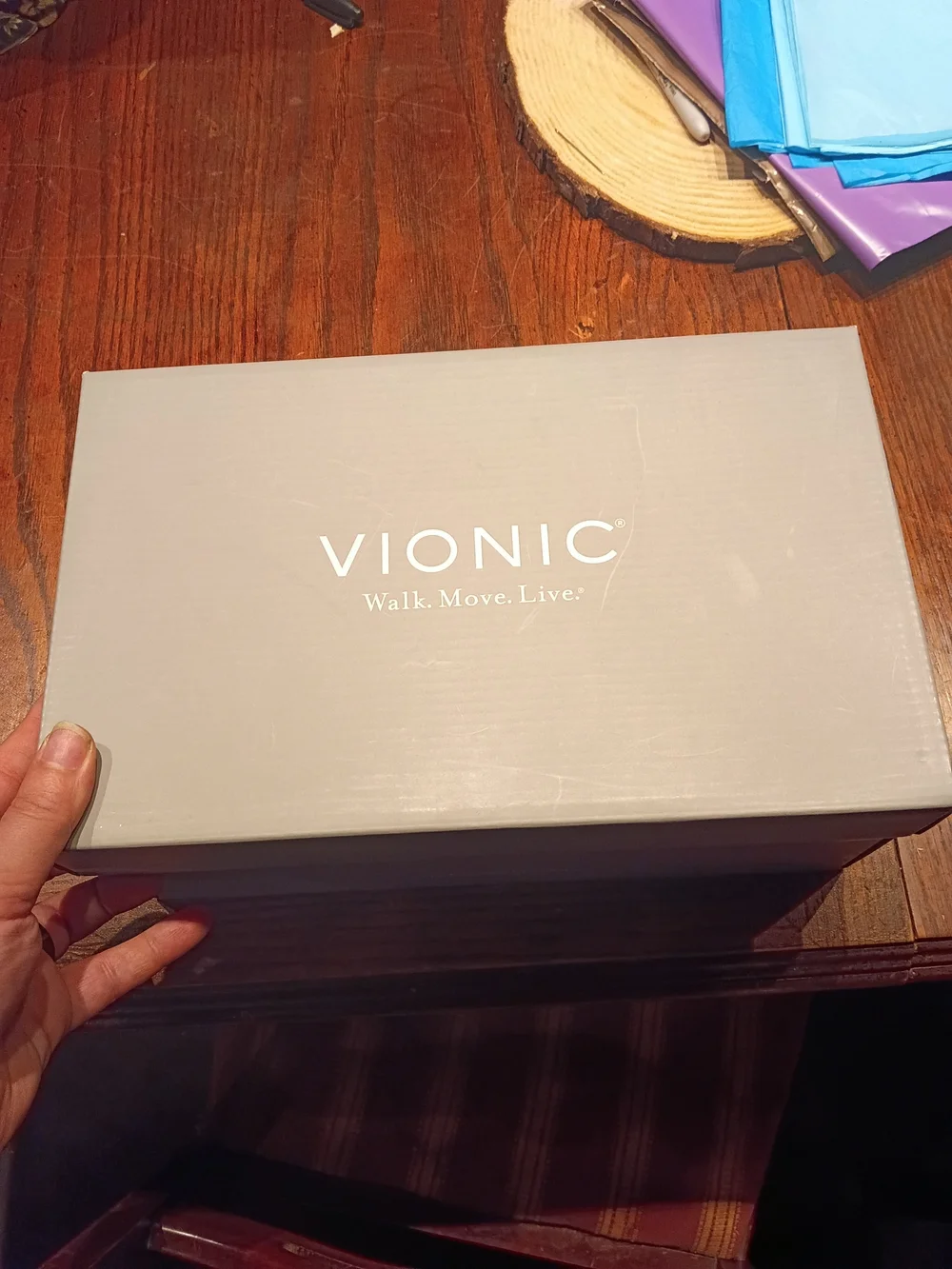 Vionic Black Wedge Sandals with Textured Straps and Velcro